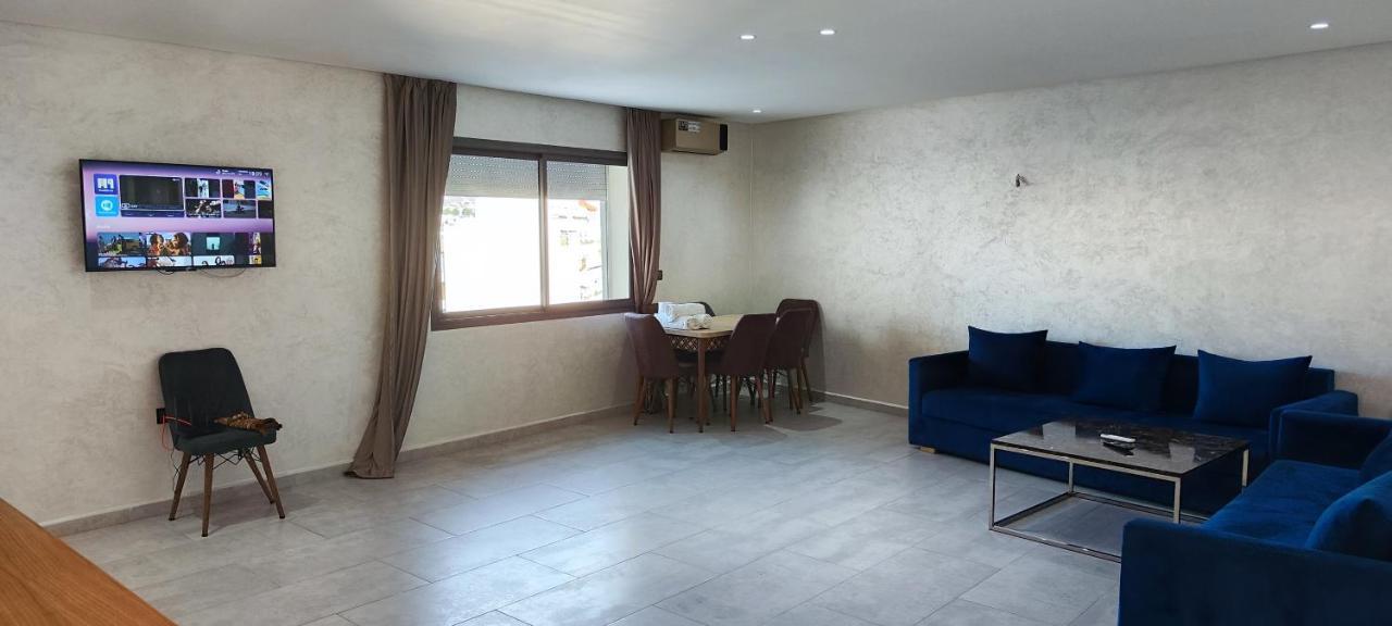 La Rose Bleu 3 Chambre Terrasse Tangier Bagian luar foto